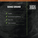 توابل السماق العضوي المطحون (Ground Sumac Spice) - فرونتير كواب (Frontier Co-op)، 2.1 أونصة - أساس الشرق الأوسط اللاذع
