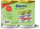 حليب تركيبة للأطفال Blemil Plus Optimum ProTech وزن ١٢٠٠ جرام، عبوتين - تغذية كاملة لنمو صحي
