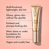 ICONIC London Radiance Booster 3-in-1 Sheer Tinted Primer - Shell Glow, 30ml