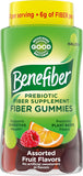 Benefiber Prebiotic Fiber Gummies for Gut & Digestive Health, 81 Count