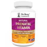 Dr. Berg Natural Prenatal Vitamins for Women - 60 Capsules | Folic Acid, Omegas & Superfoods