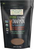 مسحوق قرفة سيلان الحقيقية العضوية (Ceylon True Cinnamon Powder) - فرونتير كواب (Frontier Co-op) - 5.57 أونصة - القرفة الحقيقية للخبز والصحة