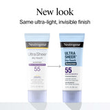 Neutrogena Ultra Sheer Dry-Touch Sunscreen SPF 55: Broad Spectrum Protection