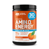 Optimum Nutrition Amino Energy Plus Electrolytes Pre-Workout - Tangerine Wave (30 Servings) | BCAA, Amino Acids & Electrolytes