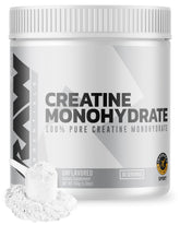 RAW Creatine Monohydrate Powder - Unflavored (30 Servings)