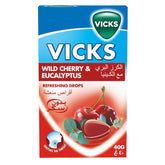 Vicks VapoDrops Throat Drops Wild Cherry - 40g