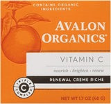 Avalon Organics Vitamin C Renewal Crème Riche - 48g - Hydrate & Rejuvenate