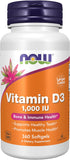 Now Foods Vitamin D 3 High Potency 1 000 Iu 360 Softgels