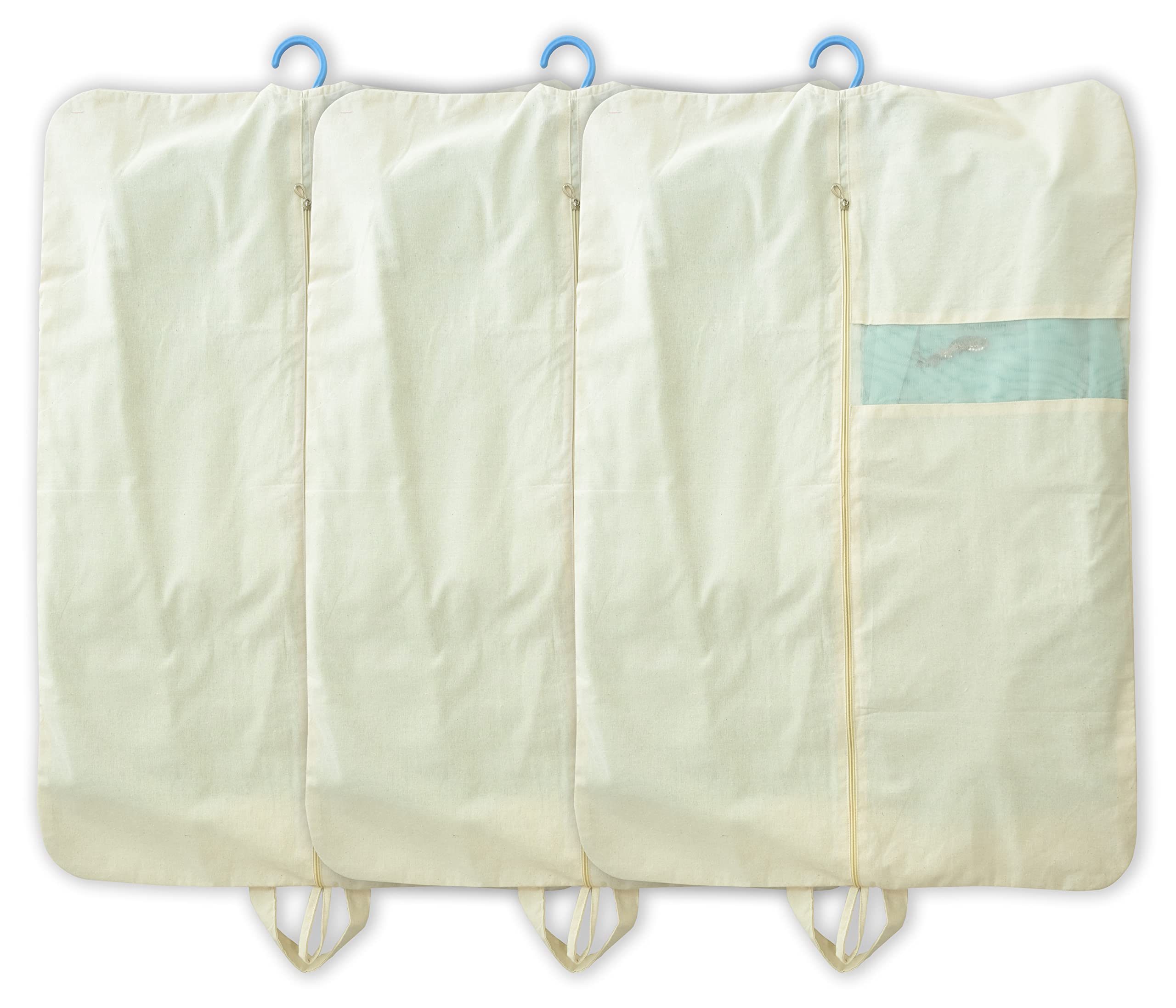 SOLSTICE Cotton Coat Suit Cover Big Size 34" x 24" with Zipper - Pack of 3