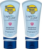 Banana Boat Light As Air Sunscreen Lotion SPF 50 (Twin Pack, 6oz each)