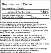 Swanson Copper Mineral Supplement - 2 mg (Copper Chelate) - Antioxidant, Immune System, and Cell Support - 300 Tablets .