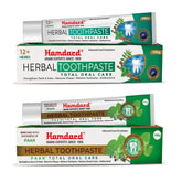 Hamdard Herbal & Paan Total Oral Care Antibacterial Toothpaste - Combo Pack (2 x 100gm)