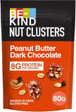 Be Kind Peanut Butter Chocolate – 80 g Nut Chunks, Gluten-Free, High Fiber