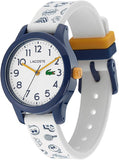 Lacoste Kids' White Dial Silicone Watch - 2030011