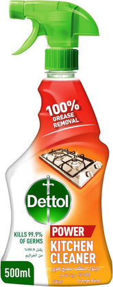 Dettol Orange Healthy Kitchen Power Cleaner Spray (500ml)