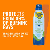 Banana Boat Ultra Defense Max Skin Protect Sunscreen Spray SPF 100