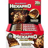 ALLMAX, Hexapro™, Protein Bar, Chocolate Chip Cookie Dough, 12 Bars, 1.9 oz (54 g) Each