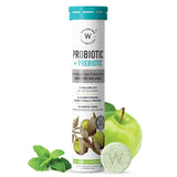 Daily Probiotics + Prebiotics Effervescent Tabs for Gut Health & Digestion - 21 Tabs