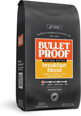 قهوة بولت بروف بريكفاست بلند مطحونة من Bulletproof - ١٢ أونصة