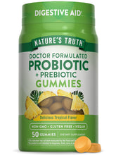 Nature's Truth Probiotic Gummies 50 Count – Vegan, Non-GMO & Gluten-Free Digestive Health Supplement