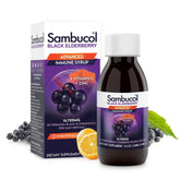 Sambucol Black Elderberry Syrup Original Formula | Immune Support for Adults & Kids 4+ | Gluten-Free, Vegan, Kosher | 4 Fl Oz