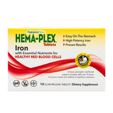Nature's Plus Hema-Plex High-Potency Iron & Vitamins, Slow-Release Tablets, 10 Servings