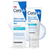 CeraVe Ultra-Light Moisturizing Gel - Oil-Free with Ceramides, Niacinamide & Hyaluronic Acid - 1.75 FL Oz