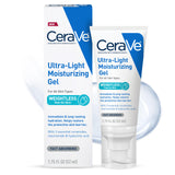 CeraVe Ultra-Light Moisturizing Gel - Oil-Free with Ceramides, Niacinamide & Hyaluronic Acid - 1.75 FL Oz