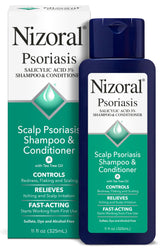 Nizoral Psoriasis Shampoo & Conditioner - Effective Scalp Psoriasis Treatment with Ketoconazole - 11 Ounce
