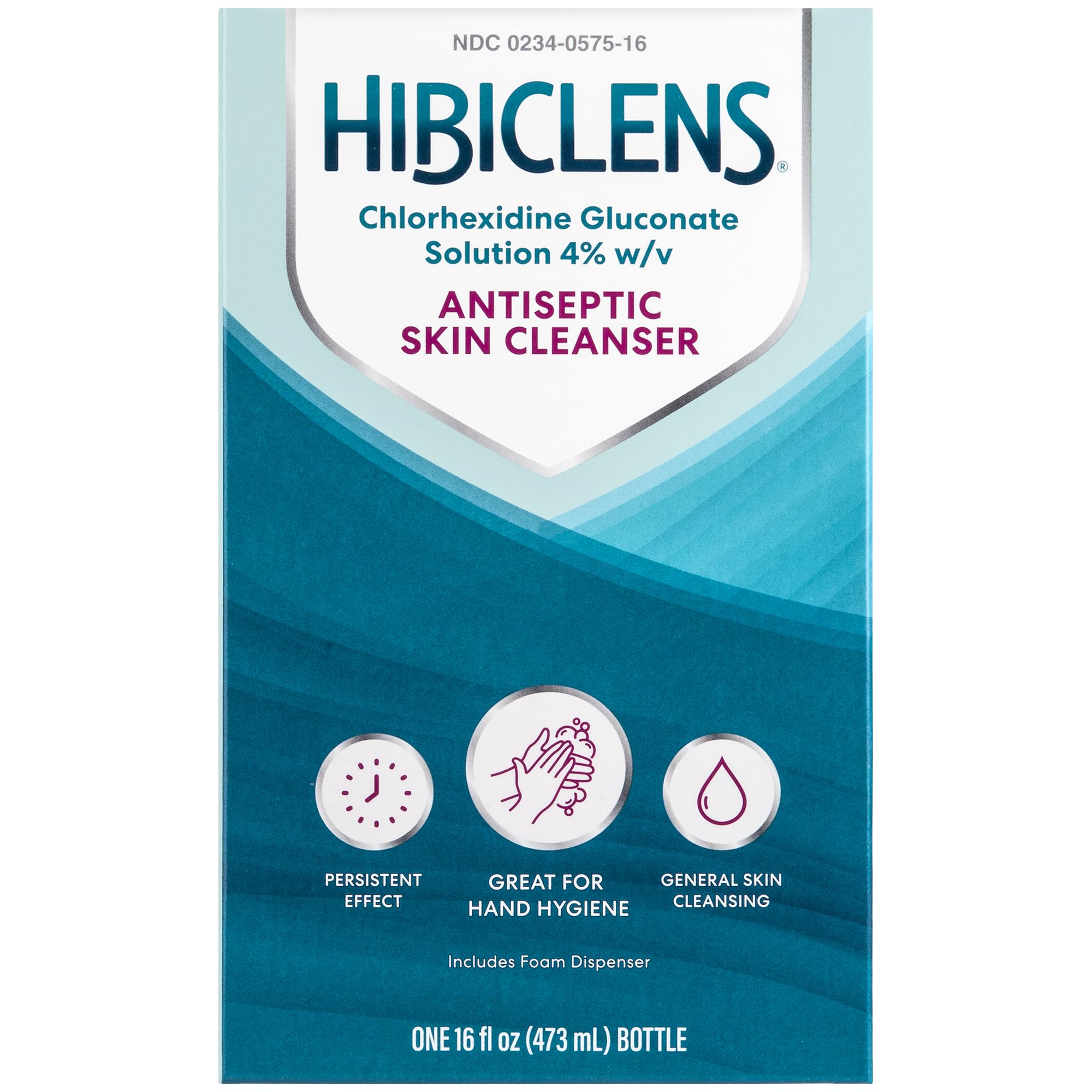 Hibiclens Molnlycke Antimicrobial Soap & Skin Cleanser - 16oz Foaming Pump