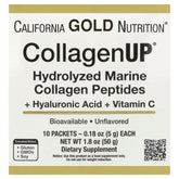 California Gold Nutrition CollagenUP® Marine Collagen Peptides w/ HA & Vitamin C (10 Servings)