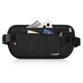 Money Belt with RFID Blocking Security Slim Travel Wallet