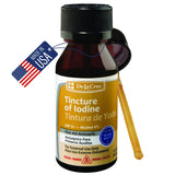 De La Cruz 2% Iodine First Aid Antiseptic Solution - 1 FL OZ