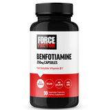 Force Factor Benfotiamine Elderberry Iron Citrate B_COMPLEX Heavy Meal, 250 mg per Capsule, 90 Count