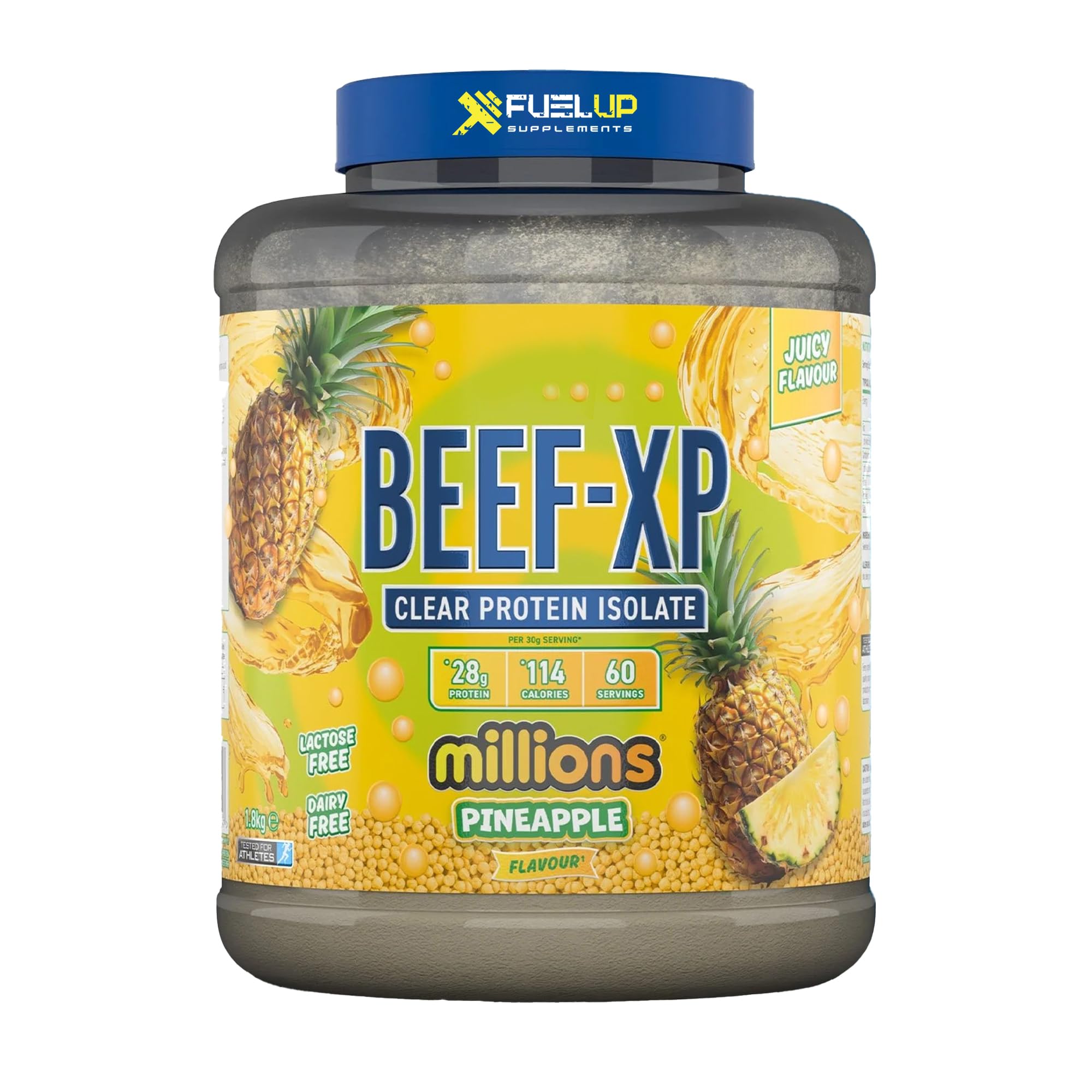 Applied Nutrition Beef-XP Protein Supplement 1.8Kg - Pineapple Flavor - 60 Servings