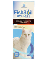 Fish 3Oil for Cats - Immunity & Shiny Coat Booster with Vitamins & Antioxidants