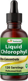 Best Naturals Liquid Chlorophyll Drops 50mg - Natural Detox & Energy - 2 Fl Oz