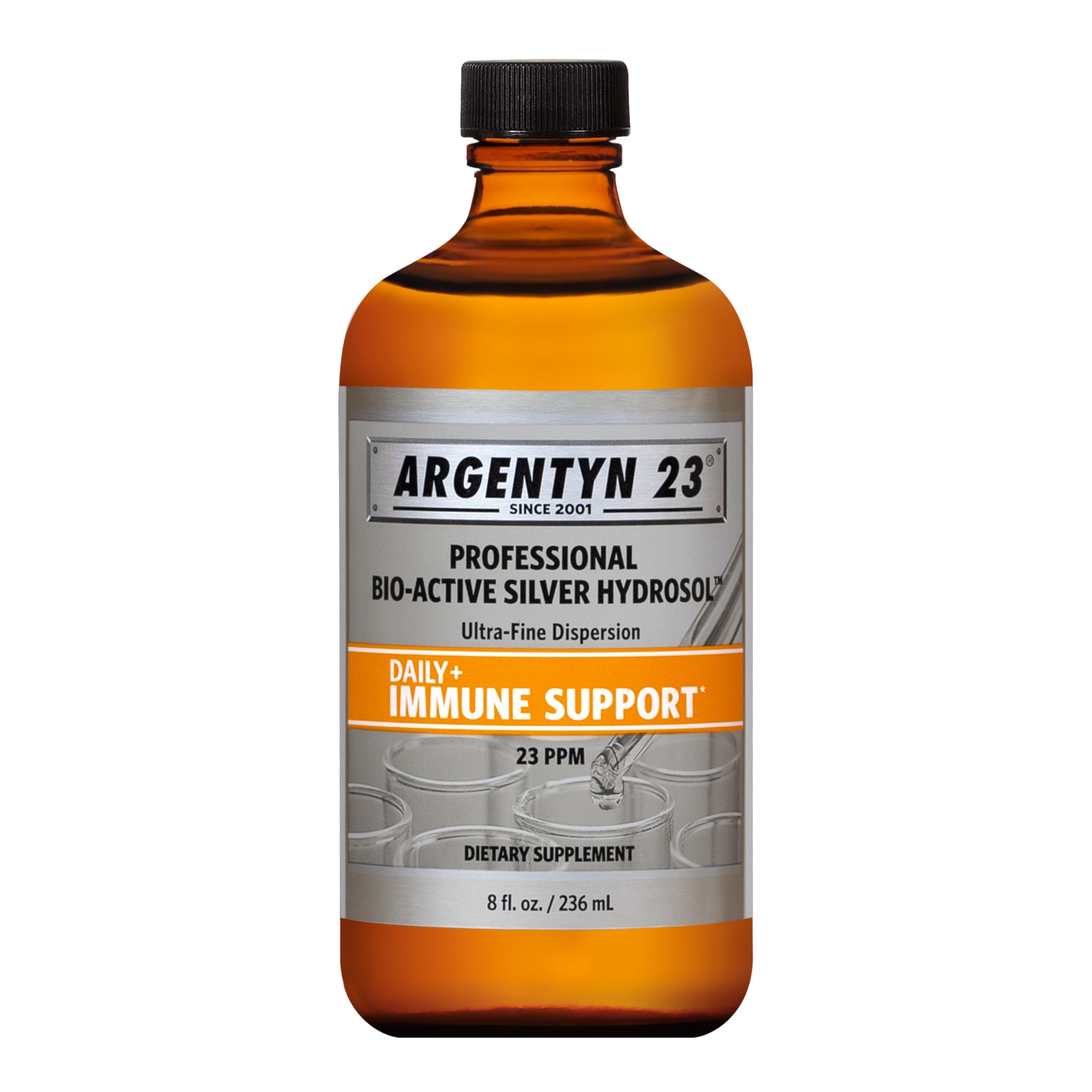 Allergy Research Group Argentyn 23 Bio-Active Silver Hydrosol Liquid, 8 fl oz (240ml)