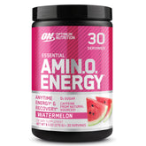 Optimum Nutrition Amino Energy Pre Workout Powder - Green Tea BCAA Amino Acids with Green Coffee Extract, Keto Friendly, Zero Sugar, Watermelon Flavor