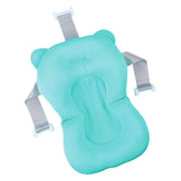 The Moon Brand Anti-Slip Baby Bath Pad - Foldable Infant Support Cushion (Blue)