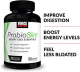 Force Factor ProbioSlim Weight Loss Essentials Probiotic, 120 Capsules