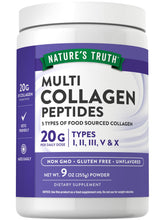 Nature's Truth Multi Collagen Peptide Powder – 9 oz – Types I, II, III, V, X – Hydrolyzed Collagen Protein – Unflavored – Keto & Paleo Friendly – Gluten Free