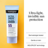 Neutrogena Ultra Sheer Dry-Touch Sunscreen SPF 55: Broad Spectrum Protection