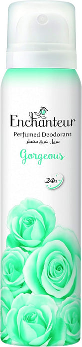 Enchanteur Gorgeous Perfumed Deodorant Spray: Long-Lasting Fragrance