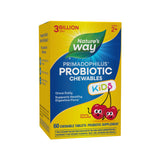 Nature's Way Primadophilus Kids Probiotic Chewables - Cherry Flavor, 3 Billion CFU, 60 Tablets