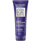 L'Oreal Paris EverPure Sulfate-Free Purple Conditioner, 6.8 fl oz, for blonde and silver hair