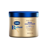 Vaseline Radiant X Deep Nourishment Body Cream (10 oz) - Shea Butter, Vitamin C & Peptides