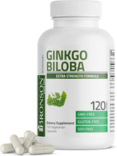 Bronson Ginkgo Biloba Extra Strength Brain Function & Memory Support Vegetarian Capsules (120 Count)