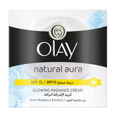 Olay Natural White Day Cream SPF 24 - Brightening & UV Protection, 100g