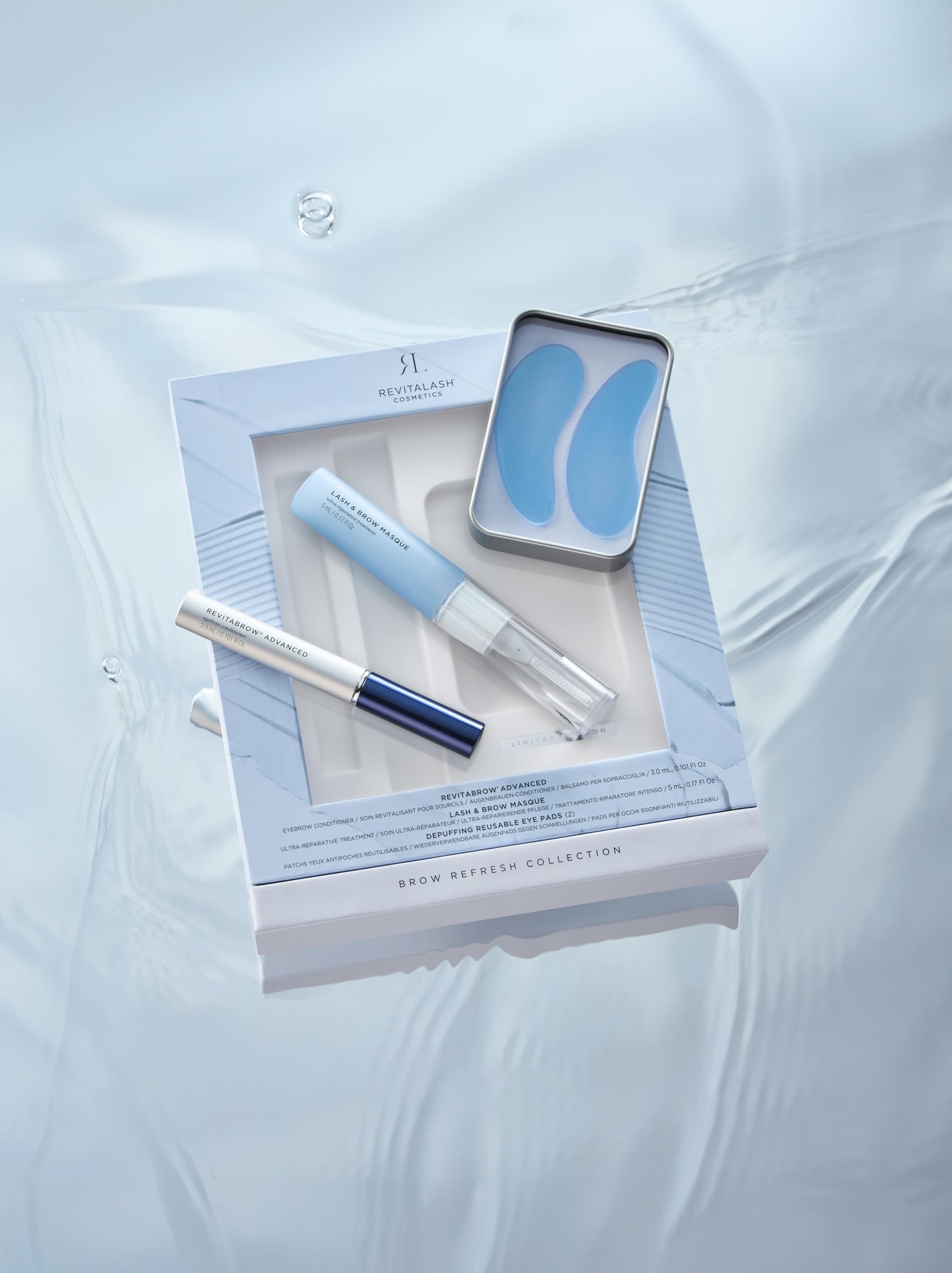 BROW REFRESH COLLECTION SET - Revitabrow 3ml + Lash & Brow Mask + Eye Pads
